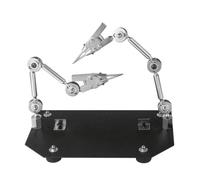 Soporte Pinza Articulado Metálico, style to 2 | Base Estable Antislizante, Soporte con Pinza, Clips, para Taller, Aficionados Al Molismo