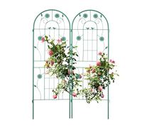 Soporte plantas enrejado metálico para jardín Panel decorativo 1,7 kg 150 cm