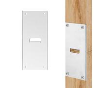 Soporte Refuerzo para el Poste Buzón de Correos 2 Placas Acero Inoxidable