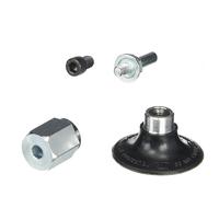 Soporte Roloc™ de 3M (05539), diámetro 50 mm, vástago de 6,3 mm, rosca de 1/4"