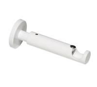 Soporte zirconio extensible para barras ø 20 mm. acabado blanco