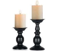 Soportecandelabro para velas cilíndricas, juego de 2