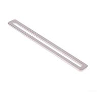 Soportes de esquina planos, soportes de soporte de estante de metal para reparación de marcos de muebles resistentes, conector de junta angular de grosor ajustable para banco de trabajo (148 mm)