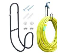 Soportes de manguera de agua para organizador de almacenamiento exterior | Colgador de manguera de agua de almacenamiento al aire libre para cable de tubo, cables de extensión al aire libre, patio