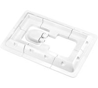 Soportes de montaje para paneles solares sin necesidad de taladrar - Color blanco, juego de 7 unidades