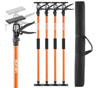 Soportes de un solo brazo VEVOR, paquete de 4, soportes para techos de 116–290 cm, soportes telescópicos de acero, soportes de montaje con capacidad de hasta 70 kg para la instalación de armarios, ele