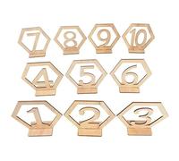 soportes para números de mesa, Letreros de madera con números del 1 al 20, mesa for bodas, asiento for compromisos rústicas(37165)