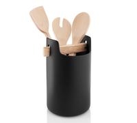 Soportes para utensilios de cocina, 20 cm, con mango de madera, negro, Eva Solo