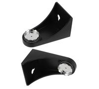 SOPOTUTU Soporte Magnético para Jabón Imanes para Jabones, Juego de 2 Piezas en Abs Negro, Diseño Elegante para Accesorios Cuartos de Baño y Jabonera para Colgar Pared