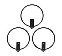 Sorandy 6 Pulgadas Soportes de Pared para Maceteros con Anillos para | Soportes de brazo oscilante de 90 grados, perchas metálicas giratorias para ventana de porche de balcón