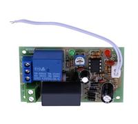 Sorandy Módulo Temporizador AC220V, Interruptor de Retardo Ajustable para Electrodomésticos, Control de Iluminación, 1s-5min (Retraso Ajustable de 1 Segundo a 60 Segundos.)