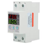 Sorandy SVP-916 Dispositivo de Protección contra Sobretensión Ajustable de 230 V para Seguridad de Electrodomésticos, Cuenta con Recuperación y Medición de Voltaje, 40 A/63 A/80 A (80A)