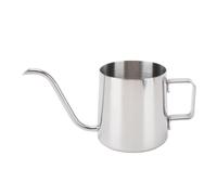 Sorandy Vierta sobre la Tetera con Boquilla de Cuello de Cisne Elegante de Acero Inoxidable para Acampar para Viajes Al Aire Libre 304 (240ml)