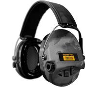 Sordin Supreme Pro-X LED Limited Night Camo Edition - Protección auditiva de cápsula para caza y tiro deportivo - protección auditiva de cápsula activa