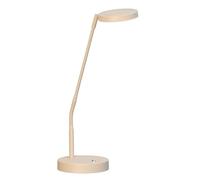 Sorento Lámpara de mesa, color arena, ancho: 16 cm, altura: 48 cm, proyección: 36 cm, con pulsador, regulable sin niveles, temperatura de color de 3 niveles, 1 x 6,5 W, 2700/3350/4000 K, 760 lm