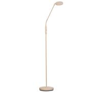 Sorento Lámpara de pie, color arena, ancho: 23 cm, altura: 138 cm, alcance: 45 cm, con pulsador y regulable sin niveles, 3 niveles de temperatura de color, 1 x LED de 6,5 W 2700/3350/4000 K, 760 lm