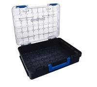 Sortimo T-BOXX 330 - Caja vacía para un montaje individual - Tapa transparente para una visión rápida - Ligero, resistente y apilable - Compatible con cajas de inserción y equipamiento de vehículos