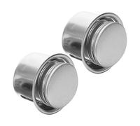 Sosoport 2 Piezas Sensor de Termostato para Arrocera, Redondo, Plata | Magnet Steel, Repuesto para Reparación de Electrodomésticos, Compatible Sensor Central, Uso en Cocina