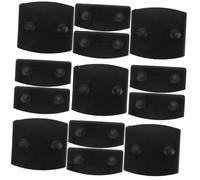 Sosoport 36 Piezas de Hebillas de Plástico Negro para Estructura de Cama, Accesorios Ligeros para Prolongar Vida Útil del Marco en Camas Individuales y Dobles