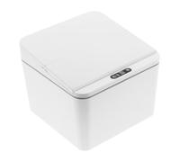Sosoport Contenedor Inteligente para Coche 6l de Abs, Blanco, Sensor | Diseño Simple y Elegante, Capacidad 4l o 6l, Ahorro de Espacio, Pilas Aaa No Incluidas