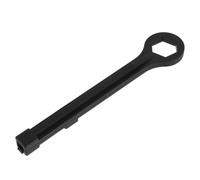 Sosoport Llave Material Plástico Negro para Válvula de Relleno de Calefacción Doméstica Diseño Resistente y Almacenamiento Conveniente para Mantenimiento Interior