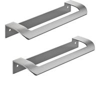 SOTECH 2 piezas Junker Design Tirador de Muebles LYS Distancia Agujeros 160 mm Acabado en Acero Fino Mate para Armarios, Cajones y Puertas