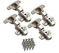 SOTECH 4 piezas Bisagra de cazoleta Hettich Sensys 8645i TH52 Tope medio | Ángulo de apertura 110° Altura de la Distancia 1,5 mm Cierre suave incl. tornillos M4x16mm