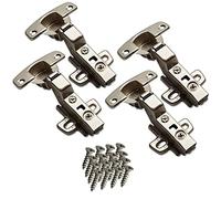 SOTECH 4 piezas Bisagras de cazoleta Hettich Sensys Ángulo de apertura 110° | Tope interior Altura Distancia 1,5 mm incl. tornillos M4x16mm Cierre suave