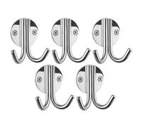 SOTECH 5 colgadores ELEN 65 x 78 x 33 mm acero inoxidable pulido perchero | de pared colgador ganchos