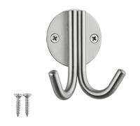 SOTECH Perchero ELEN 65 x 78 x 33 mm acero inoxidable pulido de pared | colgador ganchos