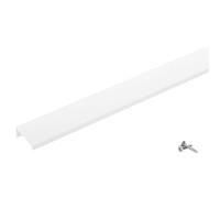 SOTECH tirador de mueble Manta Jane 680 mm blanco Ral 9003 BA 4 x 160 mm Tirador de mueble para montaje en el interior del frente incl. tornillos de fijación