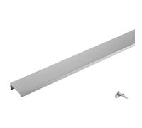 SOTECH tirador de mueble Manta Jane 780 mm cromo mate BA 4 x 185 mm Tirador de mueble para montaje en el interior del frente incl. tornillos de fijación