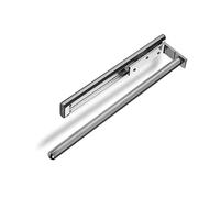 SOTECH Toallero de Aluminio Ted 1 Brazo Cromo Pulido (325-487 mm, Extensible) extraíble telescópico Apto para baño o Cocina
