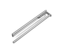 SOTECH Toallero de Aluminio Ted 1 Brazo EV1 anodizado (450-730 mm, Extensible) Toallero telescópico para baño o Cocina