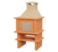 Sotnas Horno de piedra Roma (An x Pr x Al: 127 x 108 x 243 cm, Cemento de aluminato de calcio)