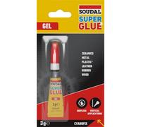 Soudal Tubo de pegamento en gel 06463 ultra rápido 3 g
