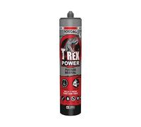 Soudal - Adhesivo t-rex 290ml-Negro,Fuerza bestial pega y sella