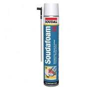 Soudal - Bote de Espuma de Poliuretano expansiva con Cánula y para Pistola de 750ml para sellado de juntas, relleno de huecos y montajes en general.