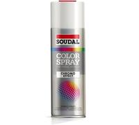 Soudal Color Spray Efecto Cromado Plata Efecto Espejo 400ml