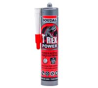 Soudal Adhesivo sellador híbrido T-Rex Power 290 ml Blanco