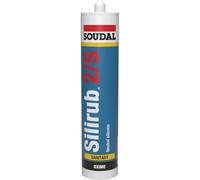 Soudal Silirub N LMN - Sellador de silicona (bajo módulo neutro), transparente