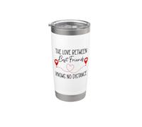 Soul Sisters The Love Between Best Friends Knows No Distance Vaso térmico de acero inoxidable de doble pared