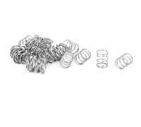 sourcing map 0,3mm x 4mm x 5mm 304 Inoxidable Acero Compresión Resortes 20Uds