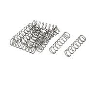 sourcing map 0,7mm x 8mm x 30mm 304 Inoxidable Acero Compresión Resortes 10Uds
