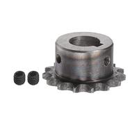 sourcing map 06B Rodillo Cadena Piñón 15T Paso 3/8" 18mm Diámetro