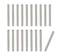sourcing map 1,5x20mm Espiga Pasadores, 100uds 304 Inoxidable Acero Redonda Cabeza Plana Chaflanado Extremo Espiga Pasador Madera Litera Cama Estante Picas Soporte Estantes Sujeción Elementos