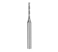 sourcing map 1/8 "vástago 1.5mm x 12mm carburo punta plana Taladro de Metal molino cnc enrutador bits