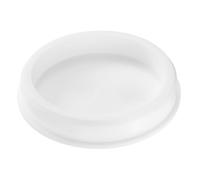 sourcing map 1 tapón de silicona para agujero de goma, redondo, impermeable, tapón de sellado de botellas, tapas de extremo de tubo para agujero de 90 mm, para botella de bañera, color blanco