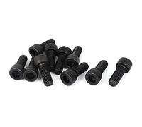 sourcing map 10 PC Tornillos de cabeza hueca paso de 1, 5mm M10 x 25mm