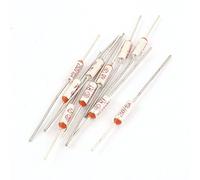 sourcing map 10 pcs RY TF 130 Grados Celsius fusible térmico de corte AC 250V 10A